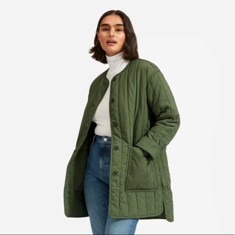 Everlane The Cotton Quilted Jacket